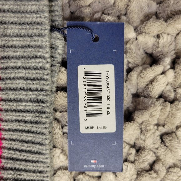 TOMMY HILFIGER WOMENS KNIT SCARF ROUND - Picture 9 of 11